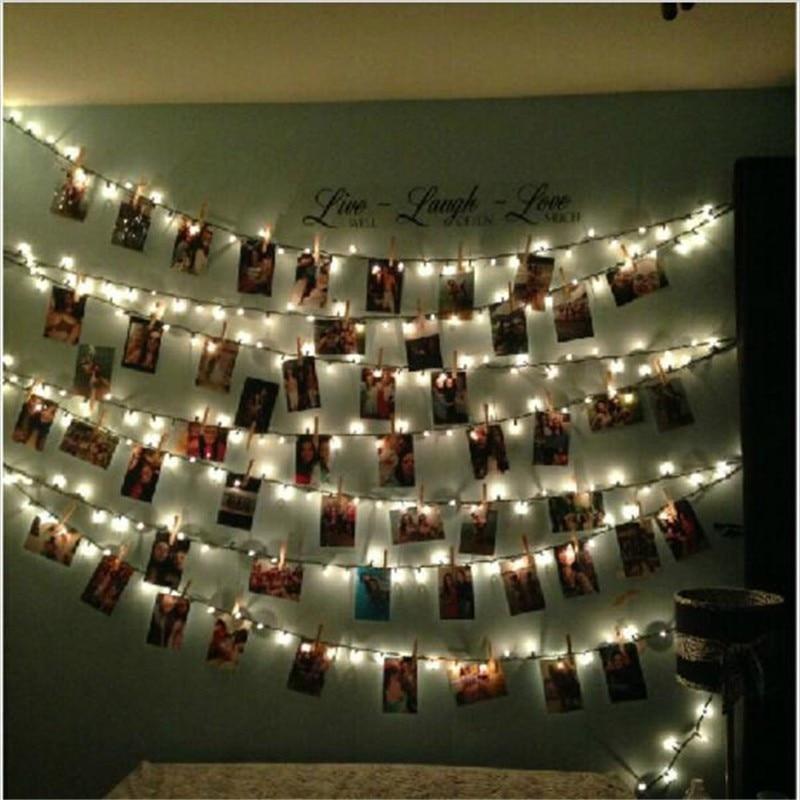 LED Photo Holder String Lights